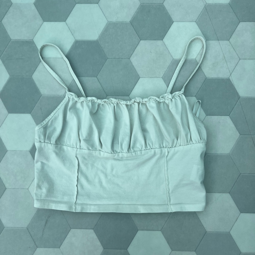 Princess Polly White Crop Tank